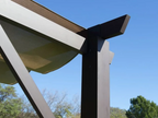 Paragon Outdoor Modena Aluminum Pergola Espresso Convertible Canopy Size: 12×12